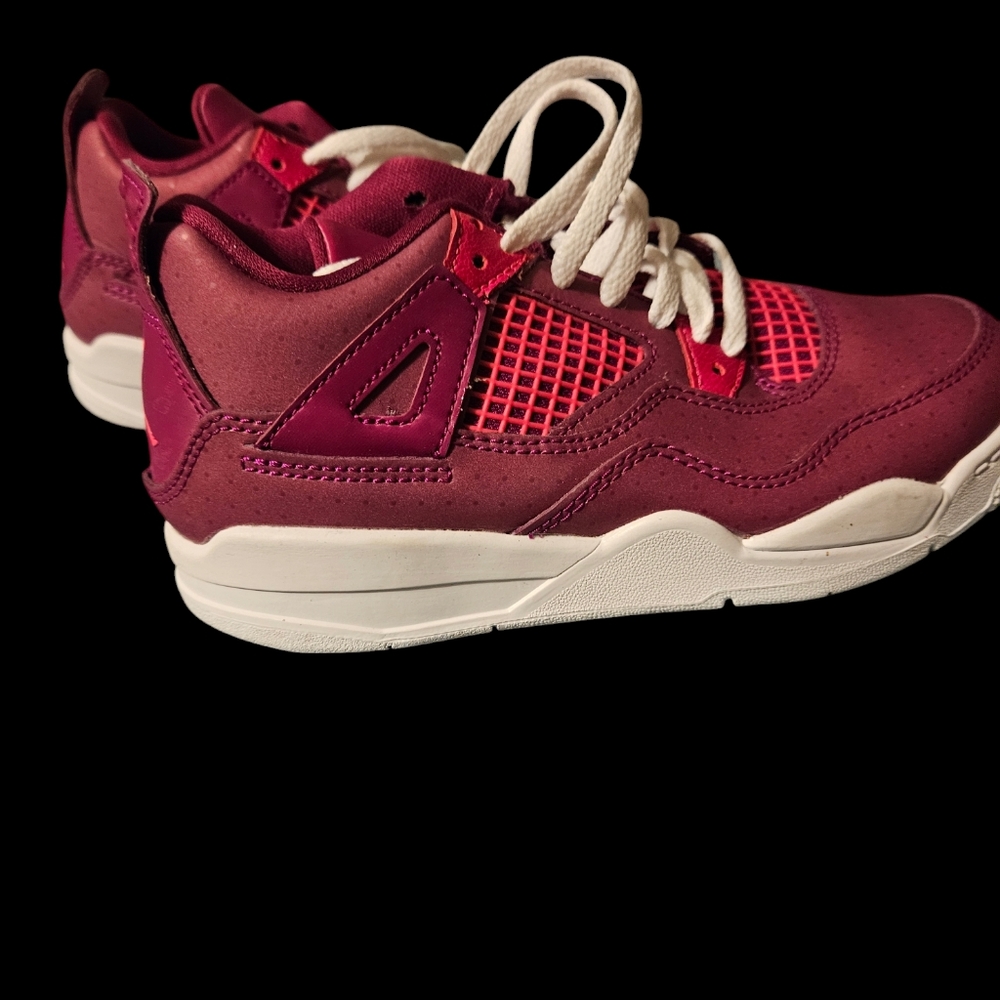 Jordan 4 Retro PS, "For the Love of the Game."  Valentine's Day kids sz 13C